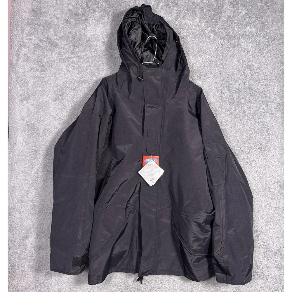 Tru-Spec ECWCS H2O Proof Black Parka Hooded Mens XL Nylon Jacket NEW 3 in 1